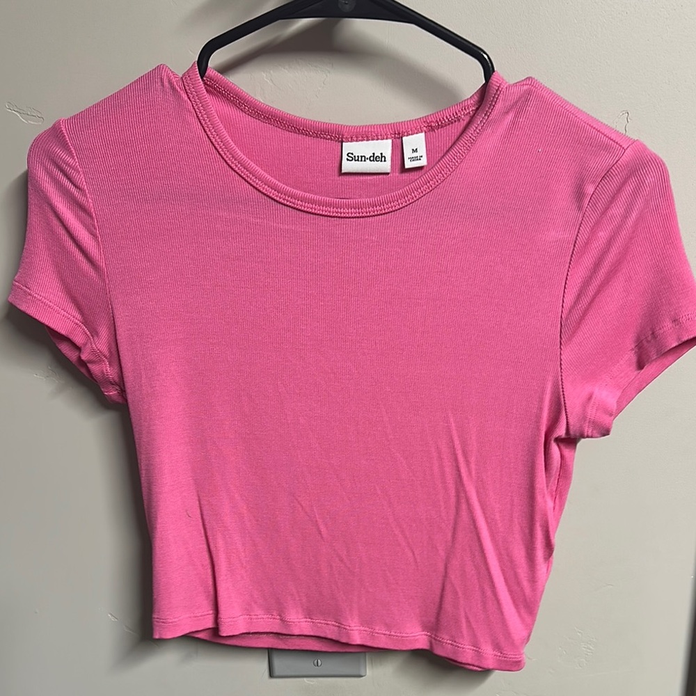 Pink Crop Top